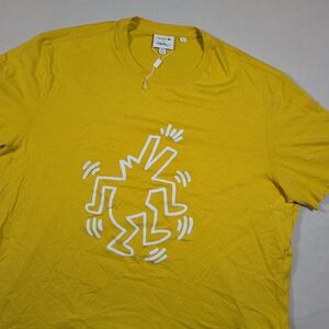 Lacoste x Keith Haring T-Shirt Mens 3XL 8 Short Sleeve Dog Croc Logo Graphic Tee